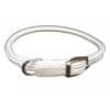 Nylonhalsband vitt runt  SA 10